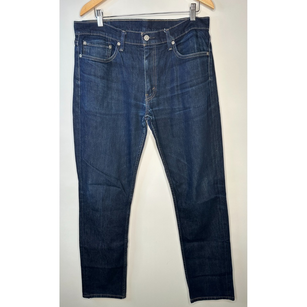 Levi's 511 Slim Men's Jeans Dark Wash Blue Denim 36 x 34 Dark Hollow 5 Pocket - Picture 16 of 16